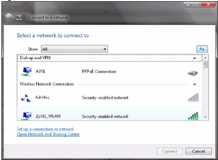 ZYXEL NWD-310N - Connecting to a Wireless Network - 2
