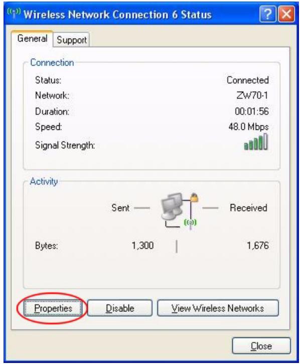 ZYXEL NWD-310N - Activating Wireless Zero Configuration - 2