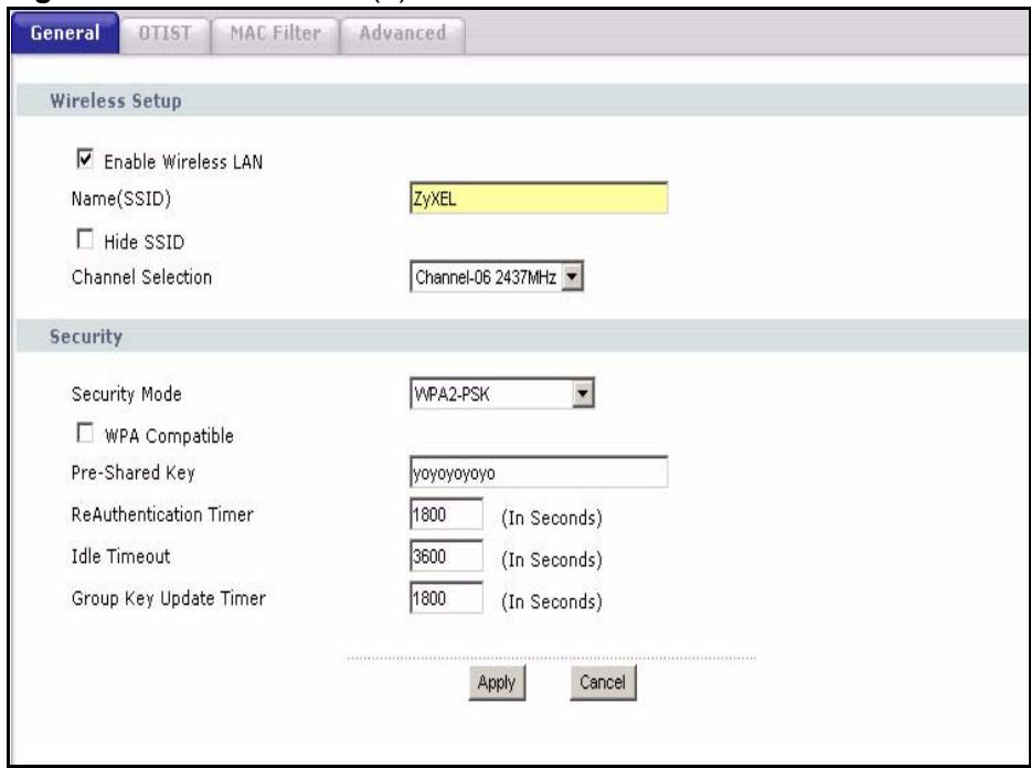 ZYXEL P-2302HWL-P1 - WPA(2)-PSK - 1