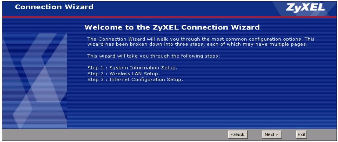 ZYXEL P-2302HWL-P1 - Welcome - 1