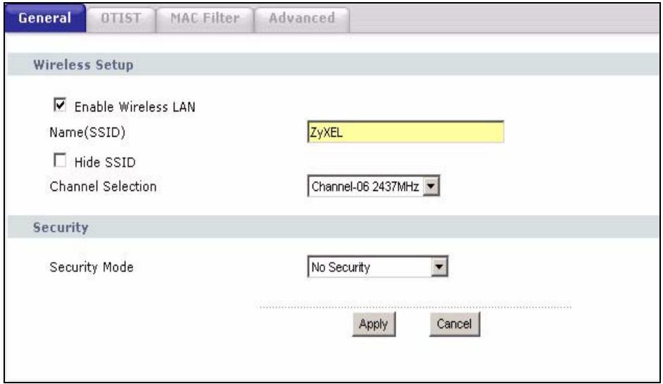 ZYXEL P-2302HWUDL-P1 - No Security - 2