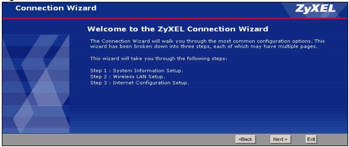 ZYXEL P-2302HWUDL-P1 - Welcome - 1