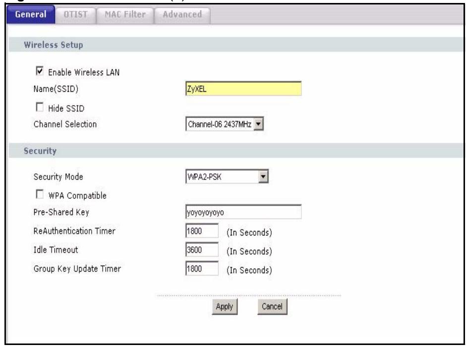 ZYXEL P-2302HWUDL-P1 - WPA(2)-PSK - 1