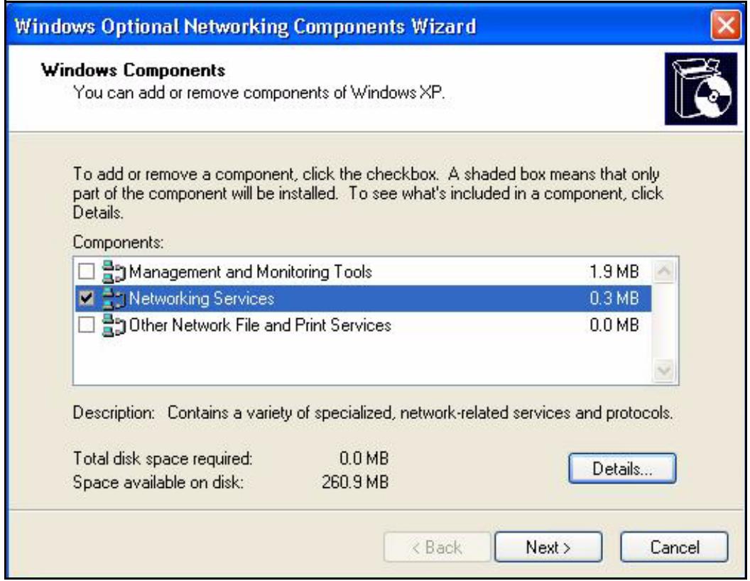 ZYXEL P-2302HWUDL-P1 - Installing UPnP in Windows XP - 2