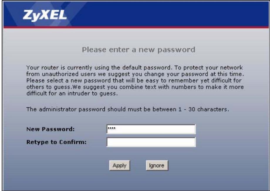 ZYXEL P-2302HWUDL-P1 - Accessing the Web Configurator - 2