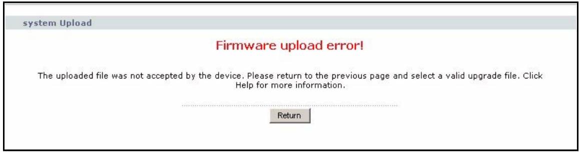 ZYXEL P-2302HWUDL-P1 - Firmware Upload Screens - 4