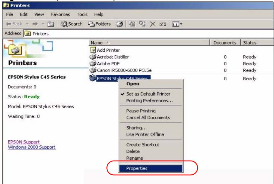 ZYXEL P-2302HWUDL-P1 - Configure a TCP/IP Printer Port - 2