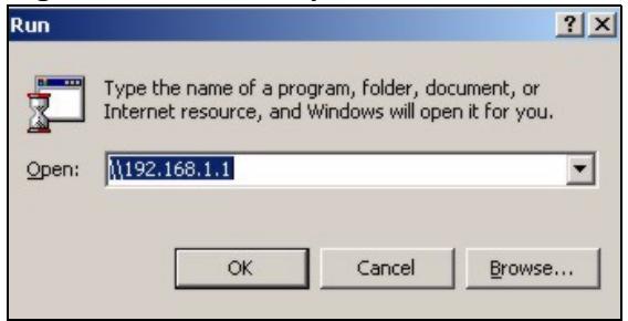 ZYXEL P-2302HWUDL-P1 - Using the Run Utility to Share Files - 1
