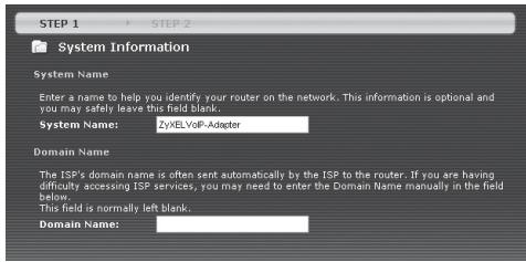 ZYXEL P-2302RL - Installation de l'adaptateur VoIP derrière un routeur ADSL - 1