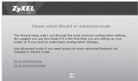 ZYXEL P-2302RL - Zugriff auf die Konfigurationsseiten des VoIP-Adapters - 3