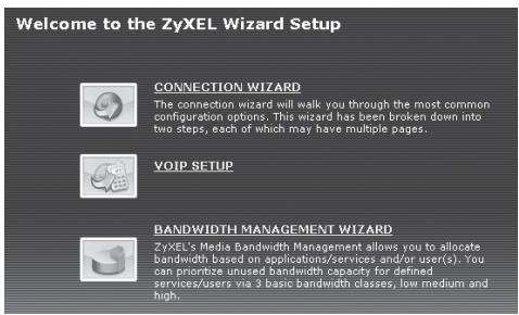 ZYXEL P-2302RL - Accès aux pages de configuration de l'adaptateur VoIP - 4