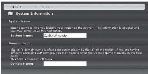 ZYXEL P-2302RL - Installation de l'adaptateur VoIP derrière un modem câble - 1