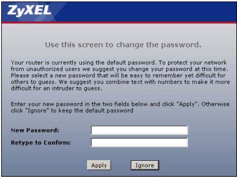 ZYXEL P-2602HWL-D7A - Accessing the Web Configurator - 2