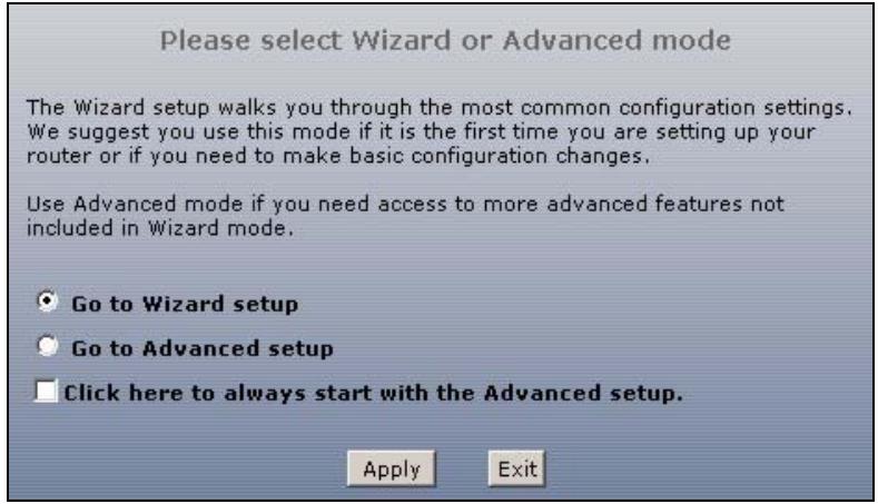 ZYXEL P-2602HWL-D7A - Accessing the Web Configurator - 3