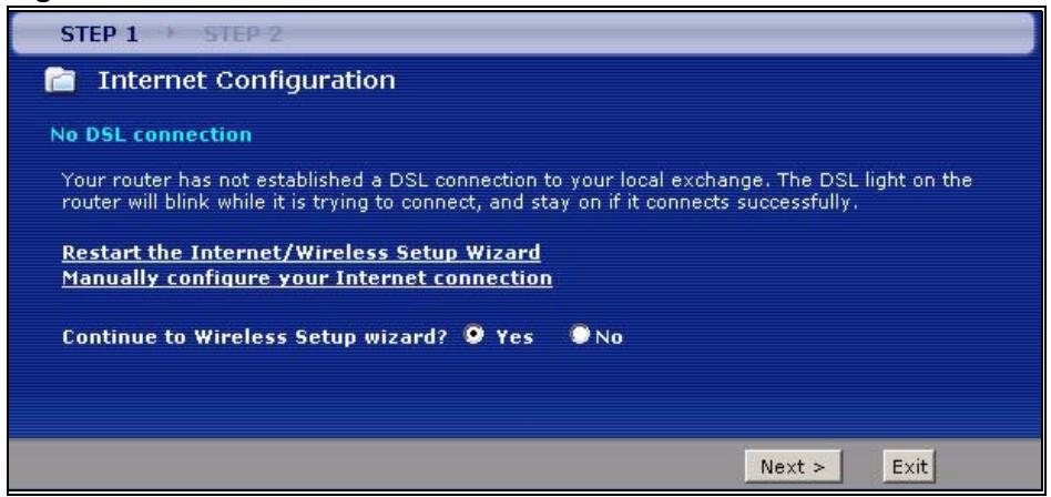ZYXEL P-2602HWL-D7A - Internet Access Wizard Setup - 3