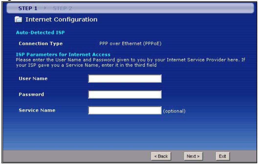 ZYXEL P-2602HWL-D7A - Internet Access Wizard Setup - 4