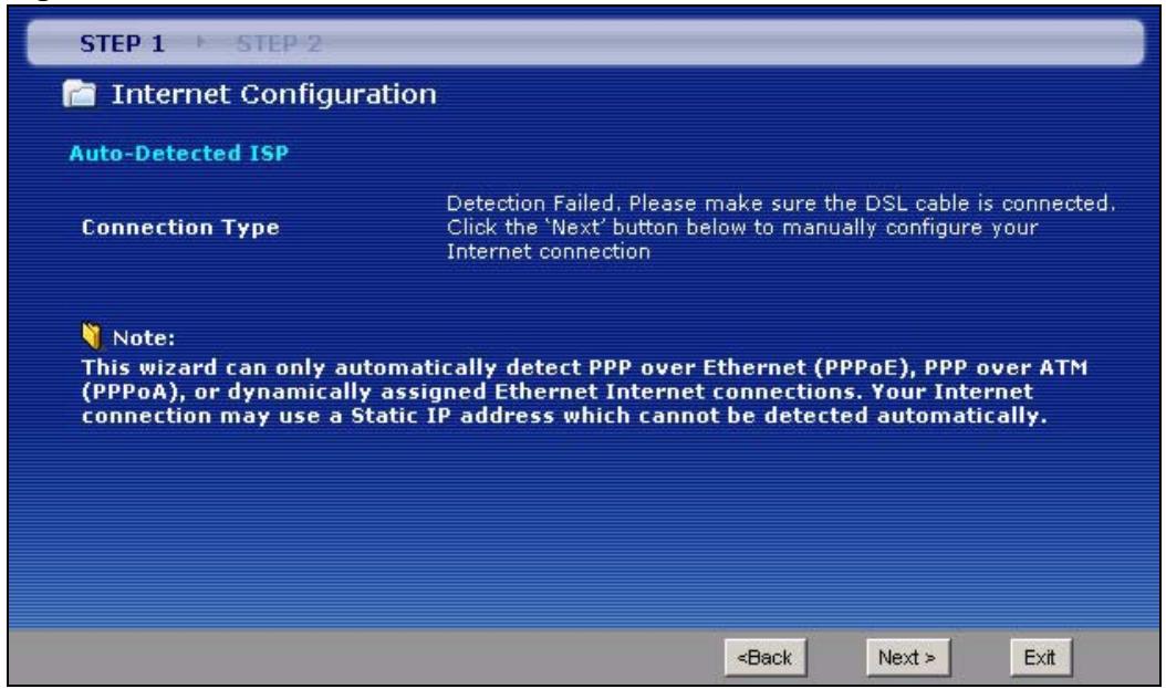 ZYXEL P-660HN - Internet Access Wizard Setup - 5