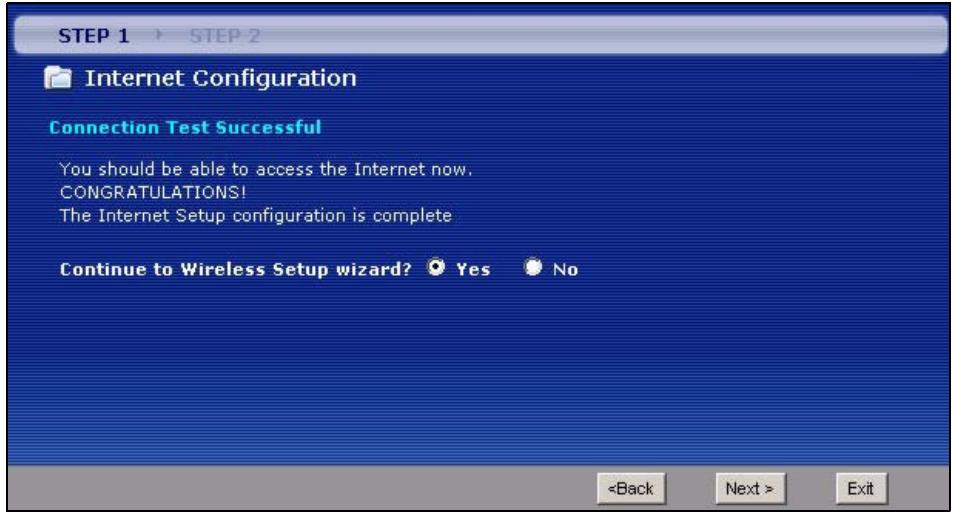 ZYXEL P-660HN - Wireless Connection Wizard Setup - 1