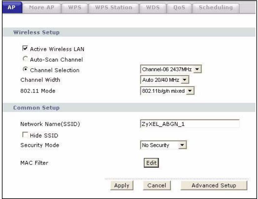 ZYXEL P-660HN - No Security - 2
