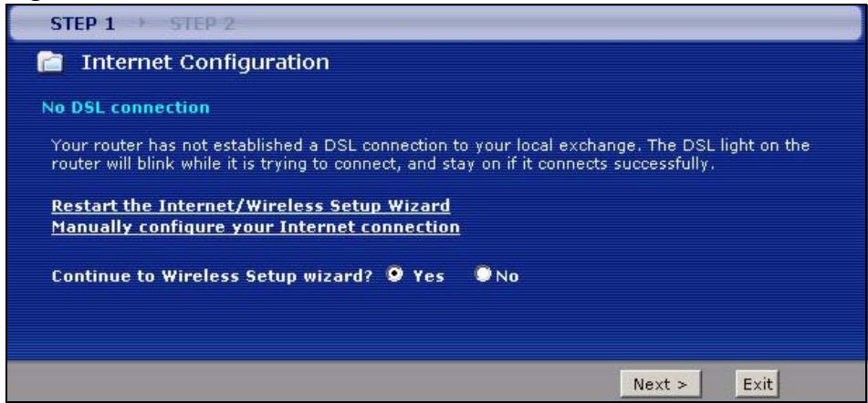 ZYXEL P-660HN - Internet Access Wizard Setup - 3