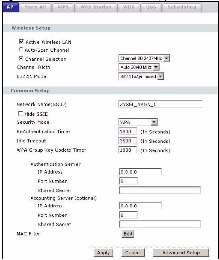 ZYXEL P-660HN - WPA(2) Authentication - 1