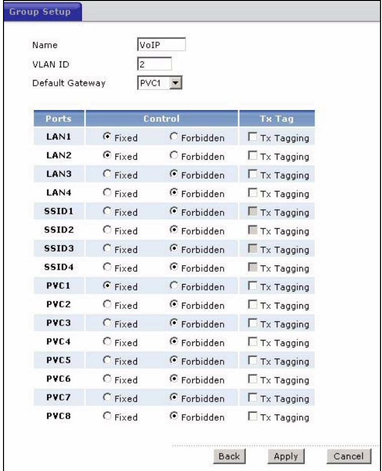 ZYXEL P-660HN - 802.1Q/1P Example - 2