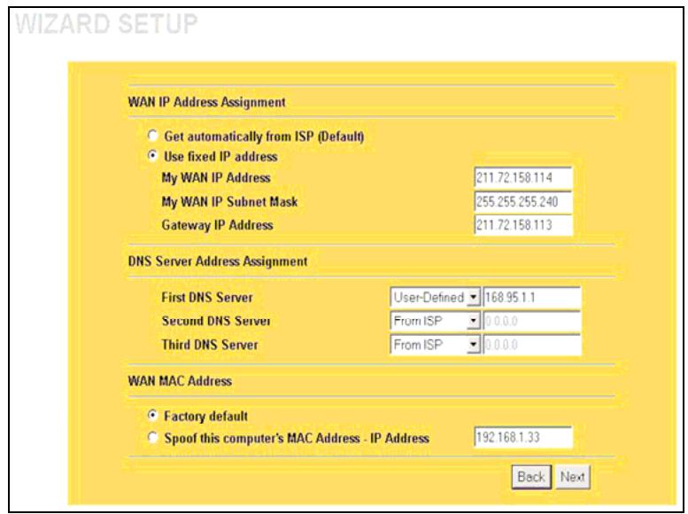 ZYXEL P334 - Acceso a Internet mediante el asistente - 3