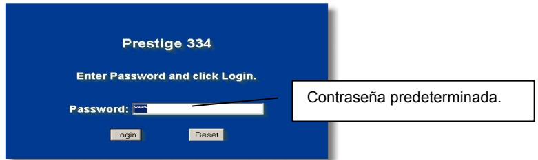 ZYXEL P334 - Obtener acceso al dispositivo Prestige atramés de la utilidad de configuración Web - 2