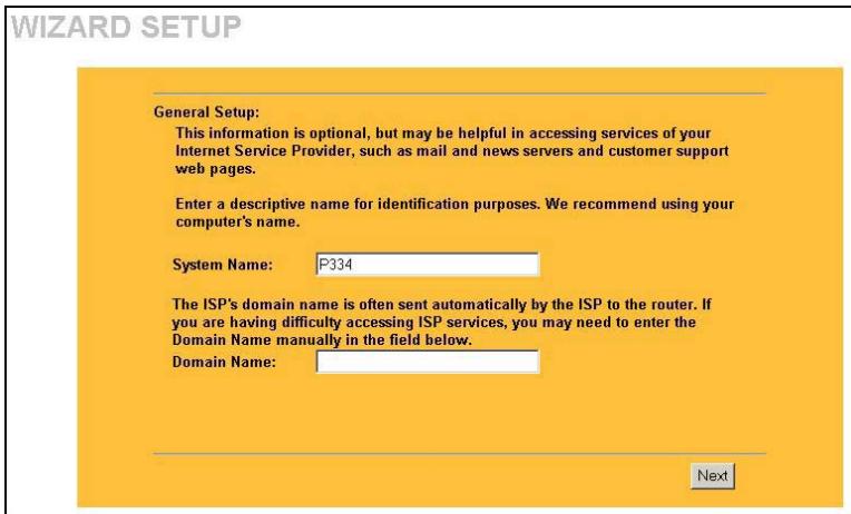 ZYXEL P334 - Acceso a Internet mediante el asistente - 1