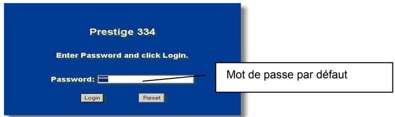 ZYXEL P334 - Accéder à votre prestige via configurator WEB - 2