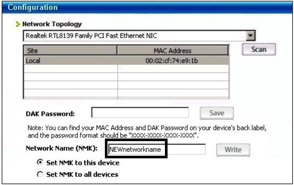ZYXEL PLA-401 V3 - Setting Up a New Network with a New Adapter - 2