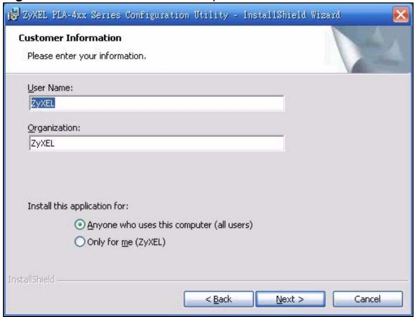 ZYXEL PLA-470 V2 - Installing the Utility - 6