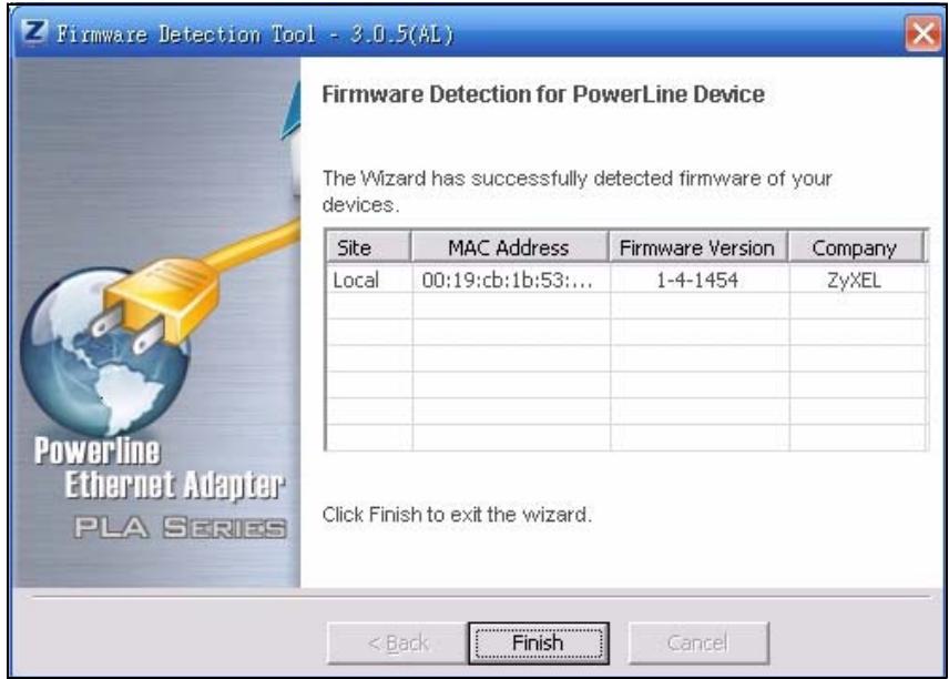 ZYXEL PLA-470 V2 - Firmware Detection Procedure - 2