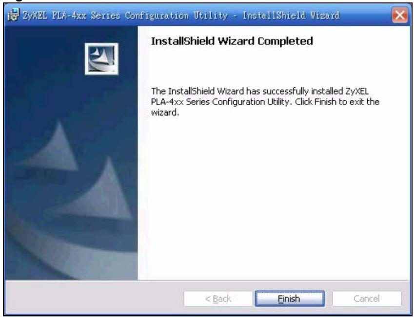 ZYXEL PLA-470 V2 - Installing the Utility - 8