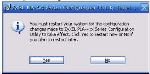 ZYXEL PLA-470 V2 - Installing the Utility - 9