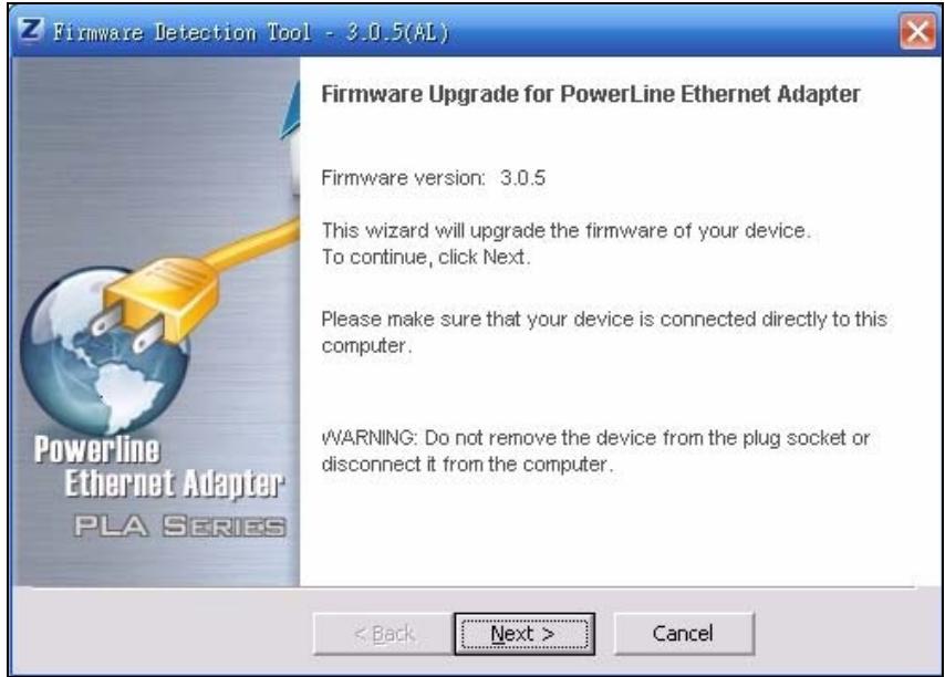 ZYXEL PLA-470 V2 - The firmware is included in the Tool. You do not need to download the firmware separately. - 1
