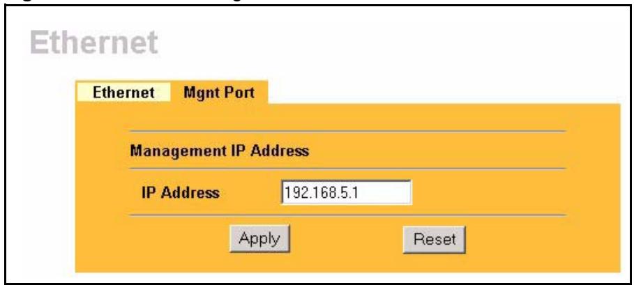 ZYXEL PRESTIGE 2002 - Configuring the Ethernet Management Port - 1