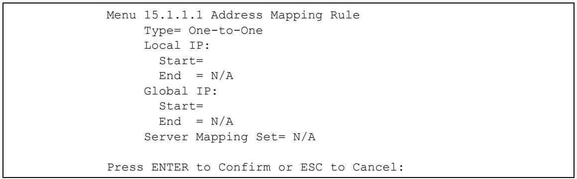 ZYXEL PRESTIGE 2602R - Ordering Your Rules - 1