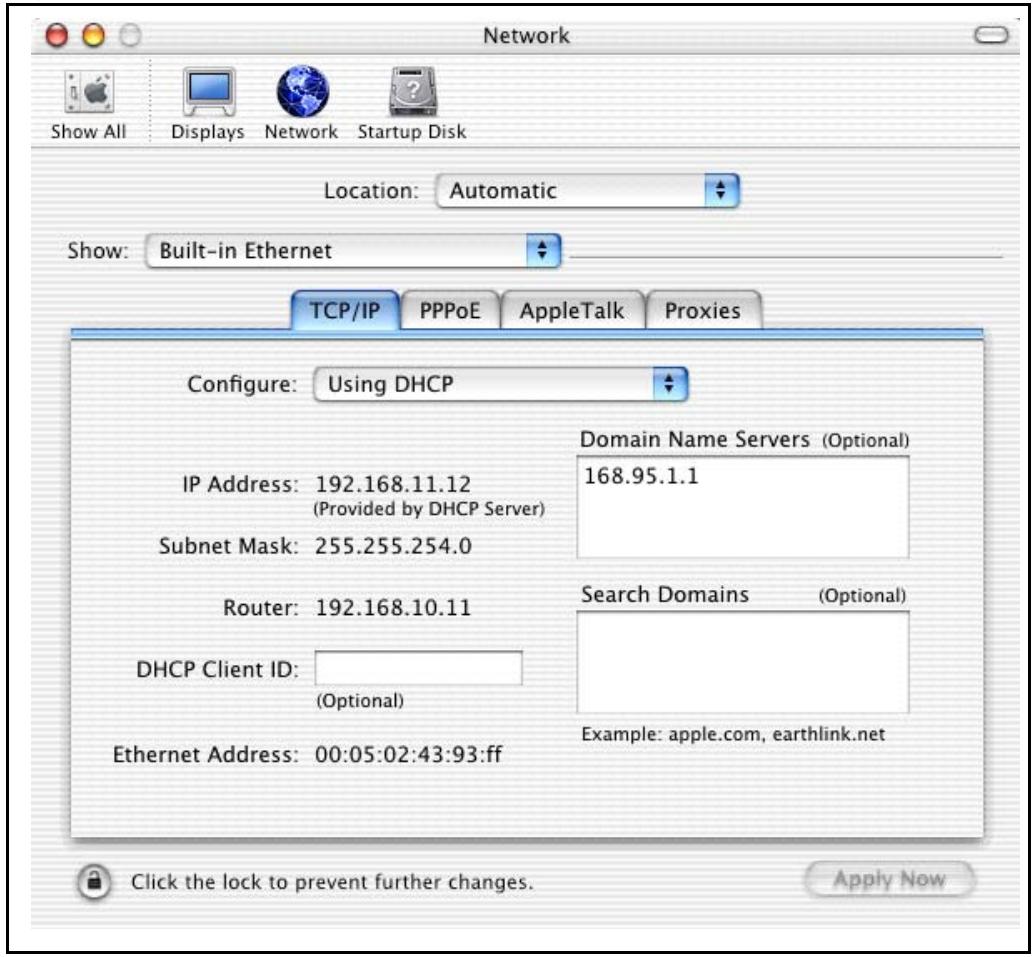 ZYXEL PRESTIGE 2602R - Macintosh OS X - 2