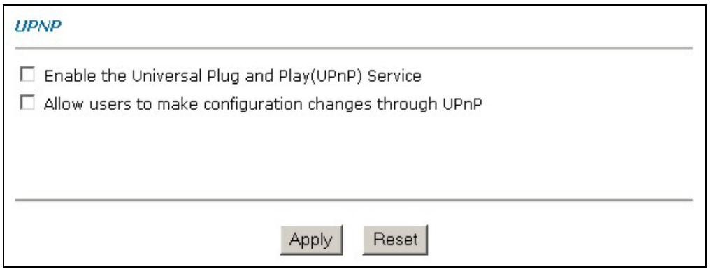 ZYXEL PRESTIGE 791R - Configuring UPnP - 1