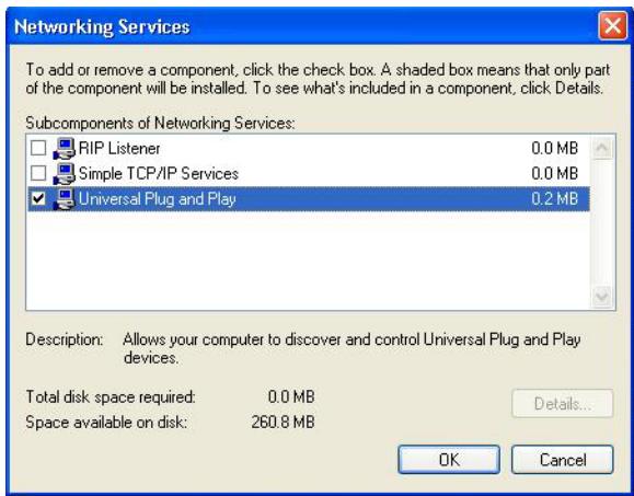 ZYXEL PRESTIGE 791R - Installing UPnP in Windows XP - 3