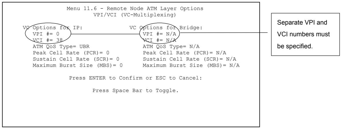 ZYXEL PRESTIGE 791R - VC-based Multiplexing (non-PPP Encapsulation) - 1