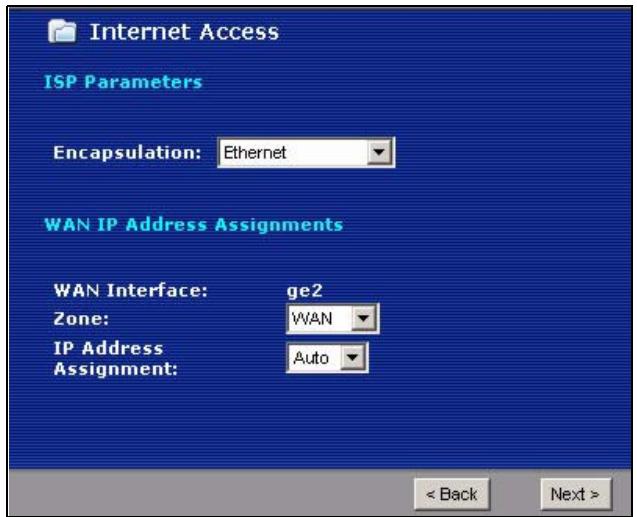 ZYXEL USG 300 - INSTALLATION SETUP, ONE ISP - 1