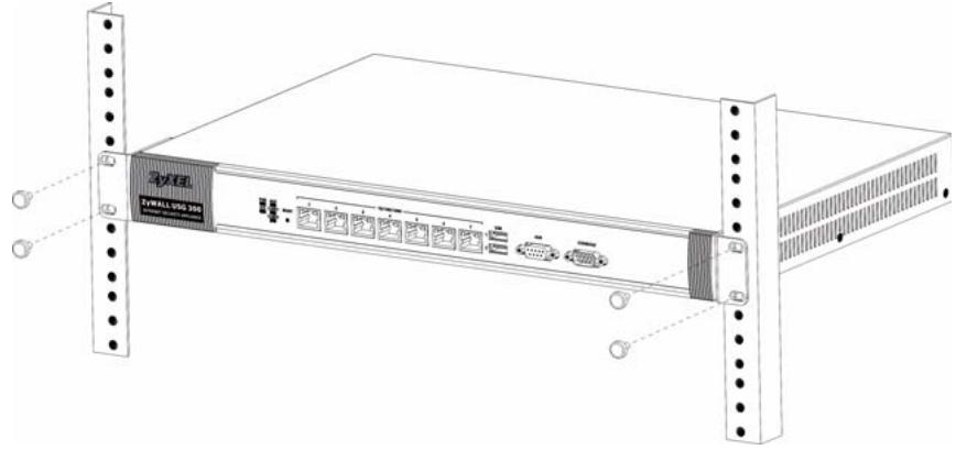 ZYXEL USG 300 - Lasciare 10 cm di spazio ai lati e 20 cm diaetro. - 2