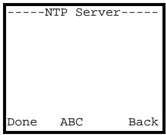 ZYXEL V-630 - Specifying a Time Server - 1