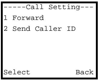 ZYXEL V-630 - Call Settings - 1