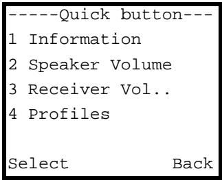 ZYXEL V-630 - Up Quick Button Setup - 1