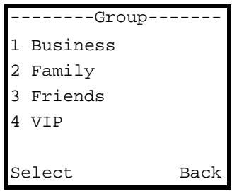 ZYXEL V-630 - Contact Groups - 1