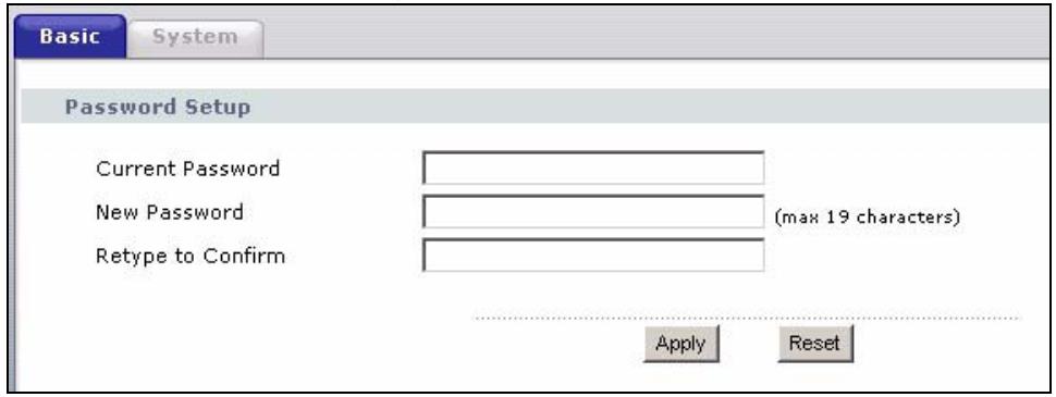 ZYXEL V-630 - Password Screen - 2
