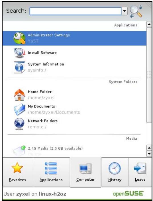 ZYXEL V-630 - Linux: openSUSE 10.3 (KDE) - 2